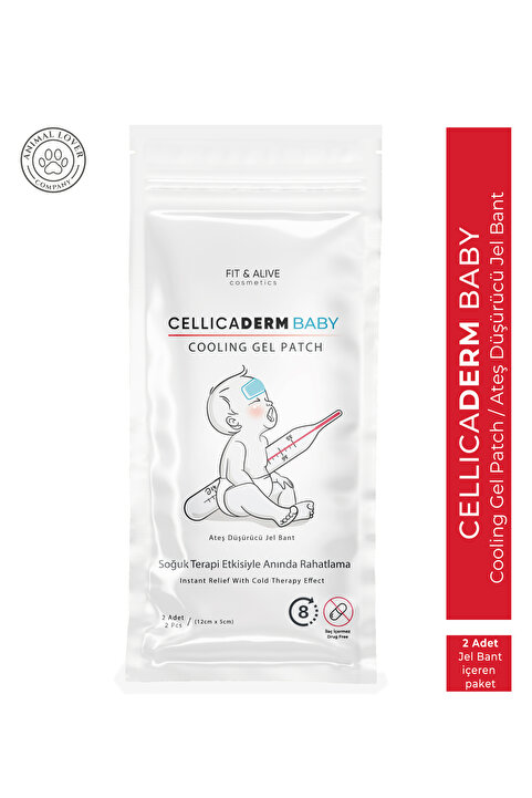 Fit & Alive Fitalive Cellicaderm Baby Jel Bant - (2 ADET JEL BANT İÇEREN PAKET)