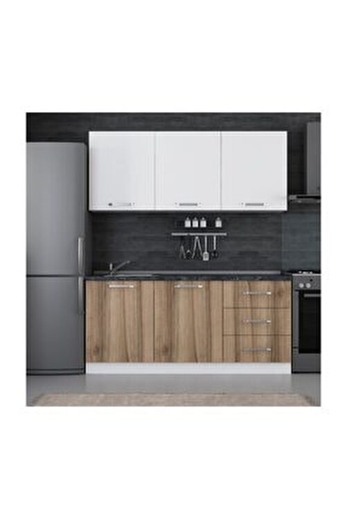 minar 180 cm mutfak dolabi beyaz dore 180 d1 fiyati yorumlari trendyol