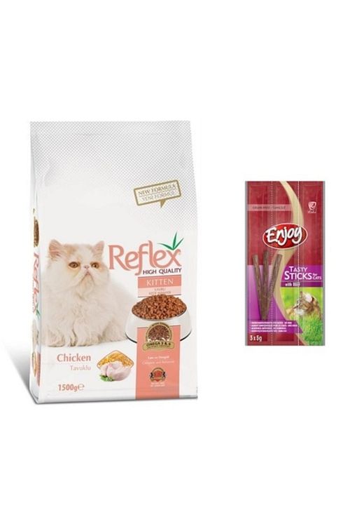 Reflex Kitten Tavuklu Yavru Kedi Mamasi 1 5 Kg Sticks Fiyati Yorumlari Trendyol