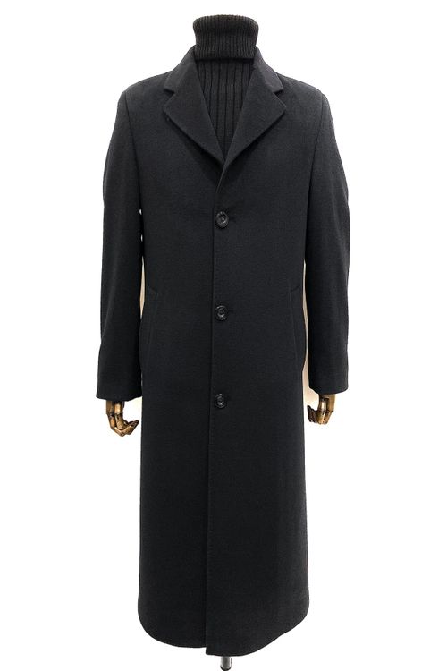 San Giyim Erkek Siyah Ceket Yaka Uzun Palto Fiyati Yorumlari Trendyol
