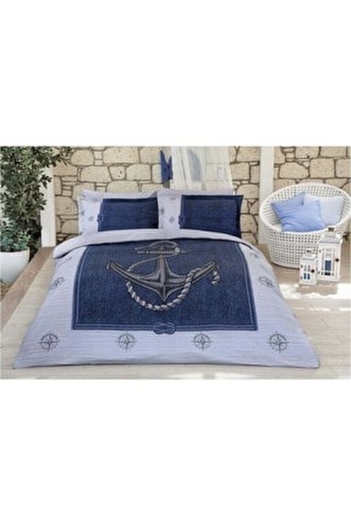 Ozdilek Pike Takimi Ranforce Tek Kisilik Gri Anchor Denim Fiyati Yorumlari Trendyol