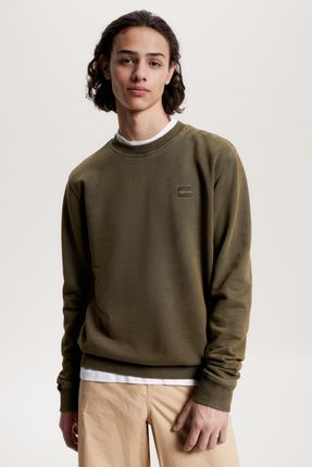Green tommy jeans sweatshirt outlet