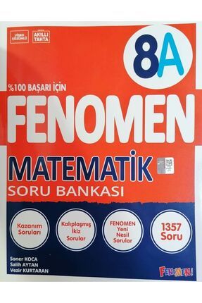 Fenomen 8.Sınıf LGS Yeni Baskı Matematik - A Soru Bankası - fnm