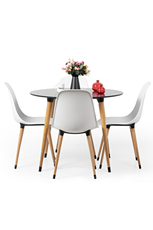 banket tezgahı hanglamp ile yuvarlak yemek masası