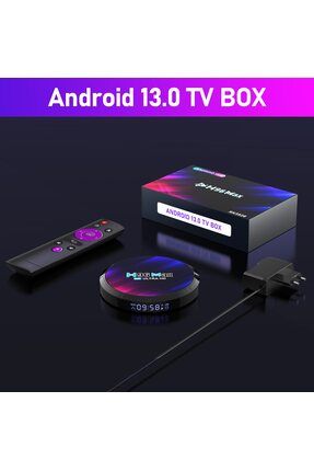 H96 Max Android 13 Tv Box (4gb Ram - 64GB Rom - Son Sürüm)