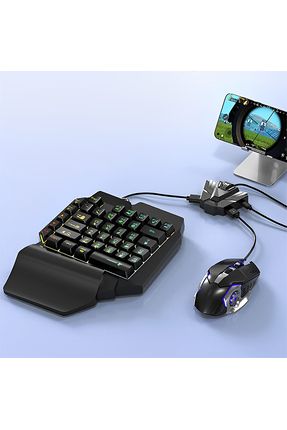 ZH01 Pubg Oyun Konsolu 3in1-klavye Mouse Bağlayıcı 3 Lü Set