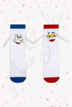 Mono Socks 2\'li Mıknatıslı Elele Tutuşan Sevgili Çift Çorap Fiyatı,  Yorumları - Trendyol