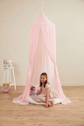 Çocuk Odası Yatağı Cibinlik Gölgelik Çadırı, Ev Ve Kreşler Için Çocuk Oyun Çadırı (PEMBE)
