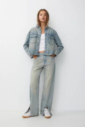 Barrel fit jeans outlet pull and bear