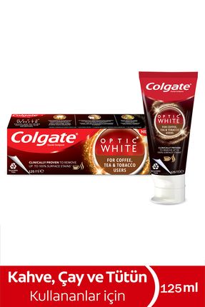 Optic White Kahve, Çay ve Tütün Kullanıcıları Için Beyazlatıcı Diş Macunu 125ml
