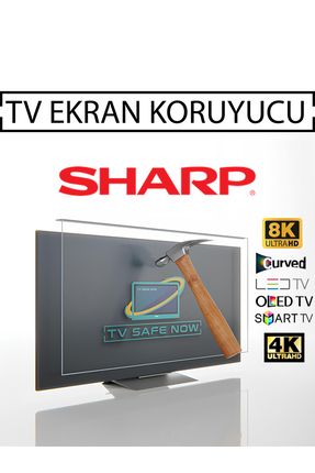 Sharp 88'' Inç 223 Ekran Televizyonlar Için Uyumlu Tv Ekran Koruyucu