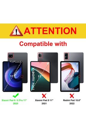 m.tk moveteck Xiaomi Pad 6 / Pad 6 Pro 11 Inch Case Smart Smart Sleep Mode  Stand Screen Glass Pen Set - Trendyol