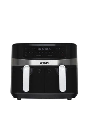 Wiami Air Fryer 9 Litre Siyah Çift Sepetli Akıllı Fritöz
