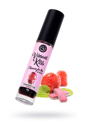 Lip Gloss Vibrant Kiss' Çilekli Sakız Aromalı Dudak Parlatıcı, 6 gr 10277