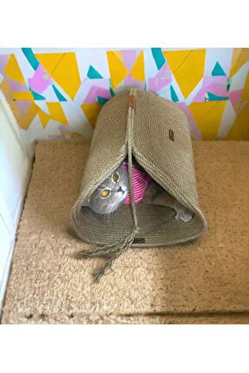 Hasır Kedi Yatağı, Kedi Evi, Kedi Yuvası - AYŞE SERHOŞOĞLU HOME DESİGN