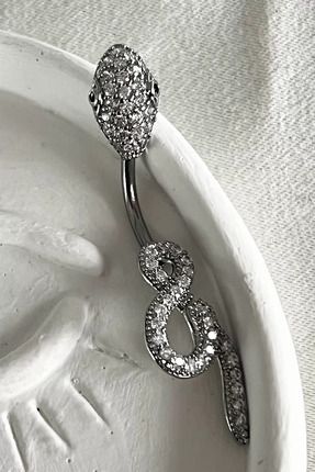 Tak Dolab G m Renk Y lan Fig rl Cerrahi elik G bek Piercing