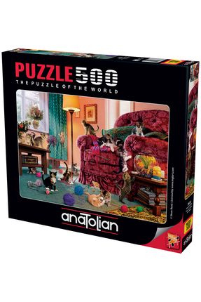 500 Parçalık Puzzle / Şımarık Kediler ANA.3632