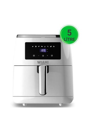 Wiami Air Fryer 5 Litre Beyaz Akıllı Fritöz