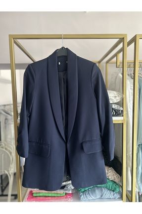Zara ruched sleeve sales blazer