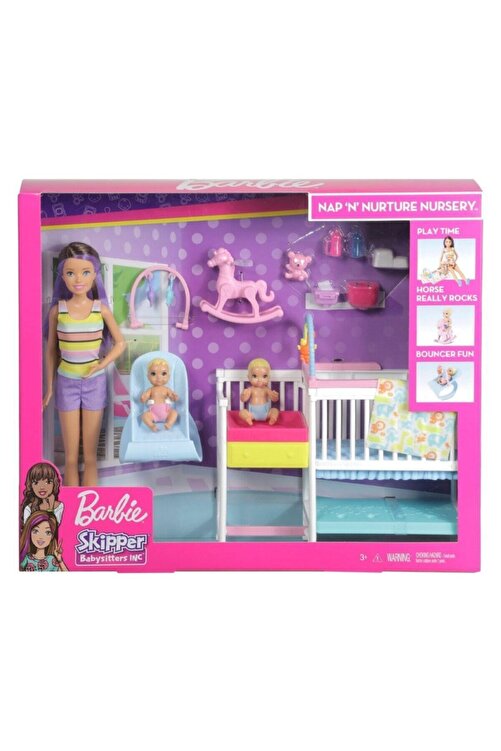 Barbie Gfl38 Bebek Bakicisi Skipper Uyku Egitiminde Oyun Seti Fiyati Yorumlari Trendyol