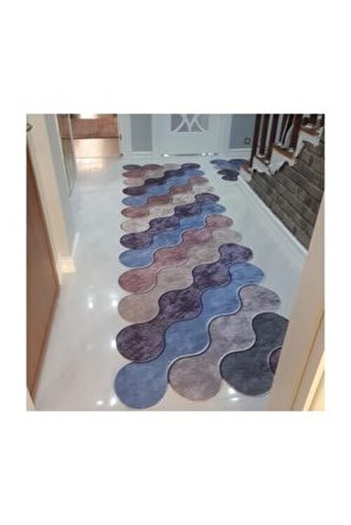 nazliteks dijital baskili lazer kesim kaymaz tabanli kilim hali yolluk fiyati yorumlari trendyol