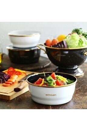 emsan troy emaye 3 lu saklama kabi beyaz fiyati yorumlari trendyol