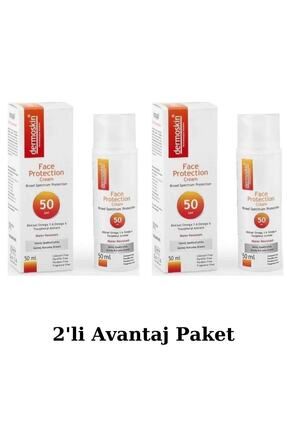 Face Protection Spf 50 Plus 50 ml Güneş Kremi 2'li Avantaj Paket