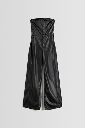 Bershka leather jumpsuit 2025
