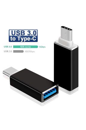 Type C Usb 3.1 to Usb 3.0 Şarj Data Çevirici Dönüştürücü Adaptör Data Cable OTG Adapter