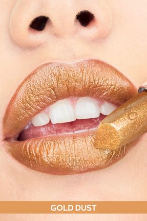Gold lipstick best sale