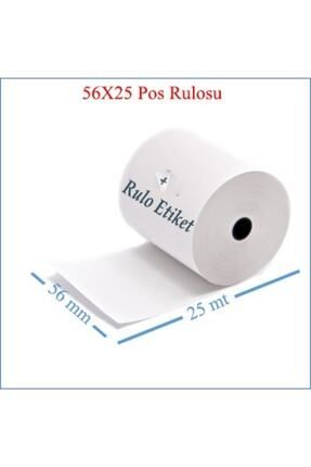 Clas Rulo 56*25 Yazar Kasa / Pos Cihazı Termal Rulo (10 Lu Paket)(5 Li Koli)(10x5=50 Adet Fiyatıdır)