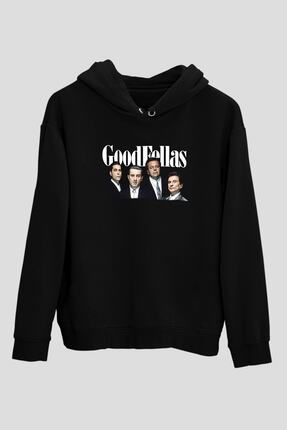 ZOKAWEAR Goodfellas Bask l Unisex Siyah Hoodie