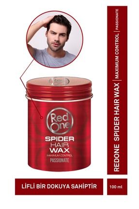 Kırmızı Spider Hair Wax 100ml