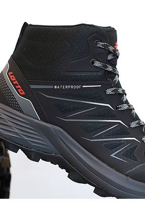 Lotto 1764 Arnet Anatomik Taban Waterproof Trekking Spor Bot siyah