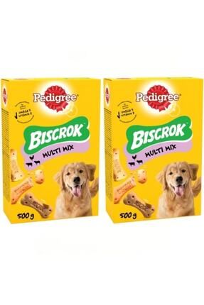 Biscrok Multi Mix Köpek Ödül Bisküvisi 500gr X 2 Adet