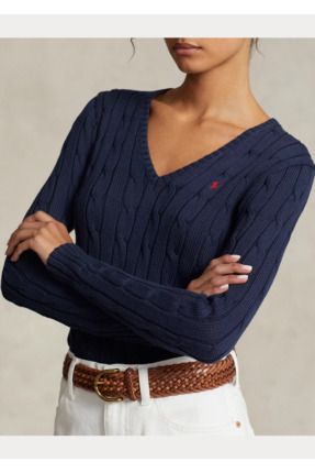 Ralph Lauren Cotton V Neck Jumper Kazak Fiyat Yorumlar Trendyol