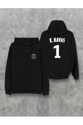 Keylor Navas Forma Özel Tasarım Baskılı Kapşonlu Çocuk Sweatshirt Hoodie