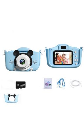 Çocuk Fotoğraf Makinesi Mickey Mouse 2 Inç Kılıflı Dijital Selfie Kamera 32gb Hafıza Kartı PRA-5644437-993257