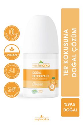 Doğal Deodorant– Portakal- Vegan- Alkolsüz- Parabensiz- Aluminyum Kimyasalı Içermez