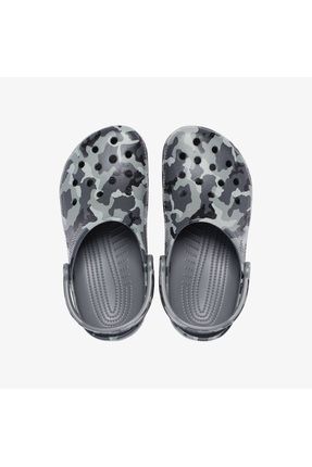 Grey shop camo crocs