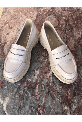 Bej Loafer Ayakkabı