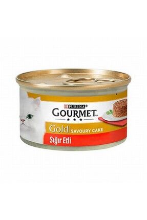 Gold Savoury Cake Sığır Etli Yetişkin Kedi Konservesi 24 Adet-85 gr 49898
