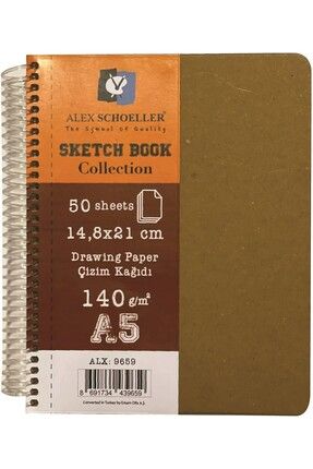 Sketchbook Collection A5 140gr 50yp Eskiz Defteri / Alx.9659