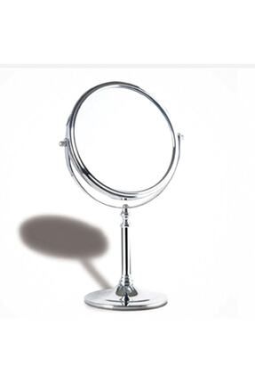 Makyaj Aynası 3x Büyüteç Çift Taraflı Daire Ayna Paslanmaz Çelik