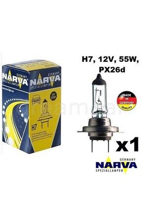 Narva 48328 - 12V 55W Plus 30 H7 Halogen Headlight Globe