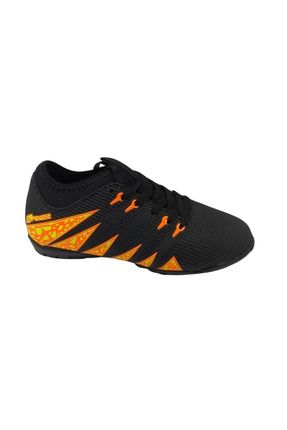 231-1142 gr (36-39) Siyah-turuncu Çoraplı Halı Saha Futbol Ayakkabı