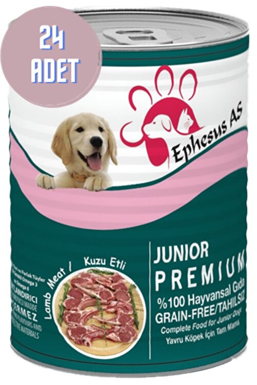 Ephesus As 415gr X 24 Adet Junior Premium Kopek Konservesi Yas Mama Yavru Kopek Mamasi Konserve Fiyati Yorumlari Trendyol