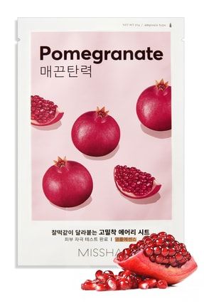 Yaşlanma Karşıtı Nar Özlü Yaprak Maske (1ad) Airy Fit Sheet Mask Pomegranate
