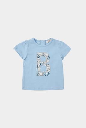 Bg Store Kız Bebek Mavi Tshirt 23pssbg2511