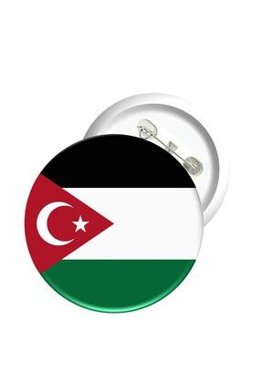 Rozet 21 - Türk ve Filistin Bayrağı (5 ADET)